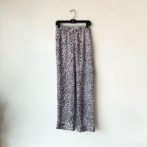 M Victoria Secret Purple Leopard Pajamas